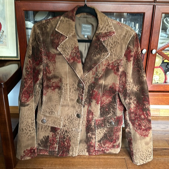 Marc Aurel Corduroy Blazer size L - Picture 5 of 8